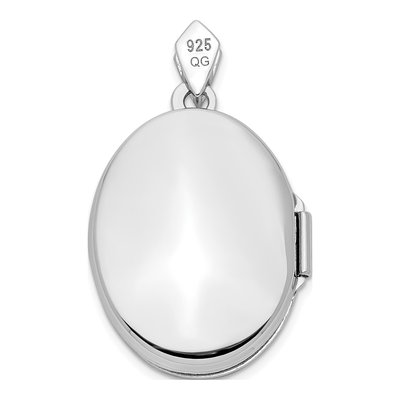 Sterling Silver Diamond Tree Locket – view 4