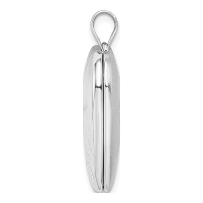 Sterling Silver Scrolled Heart Ash Holder Locket – view 3