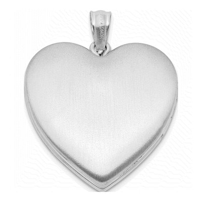 Sterling Silver Scrolled Heart Ash Holder Locket – view 4
