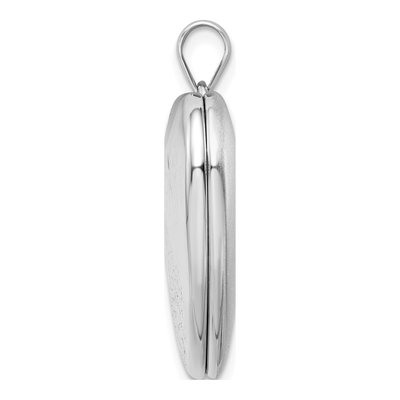 Sterling Silver Footprints Heart Ash Holder Locket – view 3