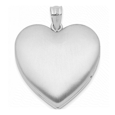Sterling Silver Footprints Heart Ash Holder Locket – view 4