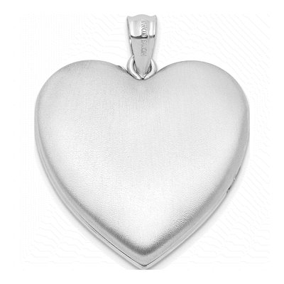 Sterling Silver Flower Heart Ash Holder Locket – view 4