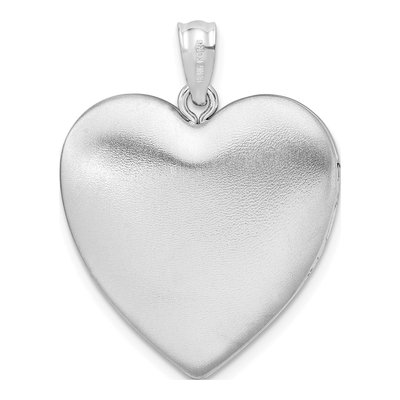 Sterling Silver Paw Print Heart Ash Holder Locket – view 4