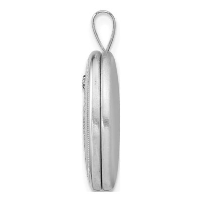 Sterling Silver Diamond Angel Wings Locket – view 3