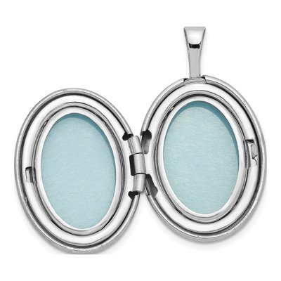 Sterling Silver Diamond Angel Wings Locket – view 5