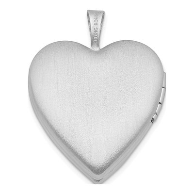 Sterling Silver Heart Locket – view 4