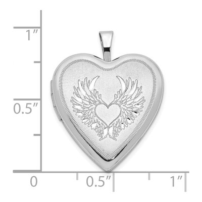 Sterling Silver Heart Locket – view 6