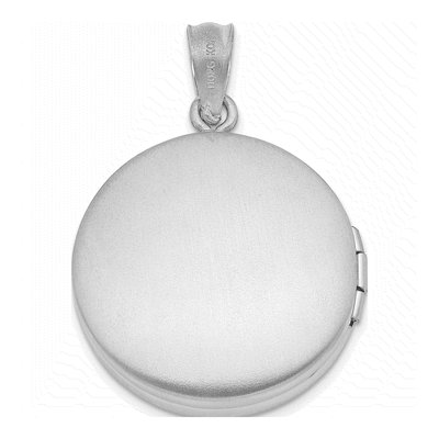 Sterling Silver Pawprint Round Locket – view 5