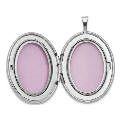 Sterling Silver Oval Tree Locket – view 5