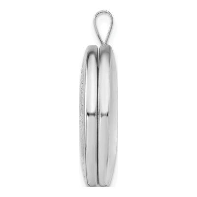 Sterling Silver Tree Design Round Locket – view 3