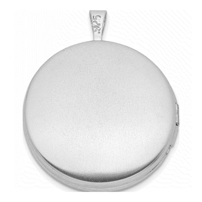 Sterling Silver Tree Design Round Locket – view 4