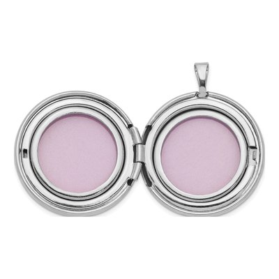 Sterling Silver Tree Design Round Locket – view 5