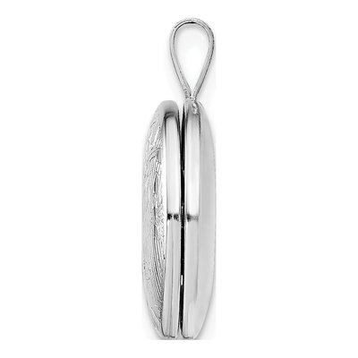 Sterling Silver Round Tree Locket – view 2