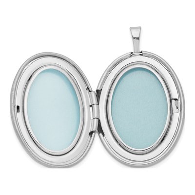 Sterling Silver Enameled Mom Oval Locket – view 4
