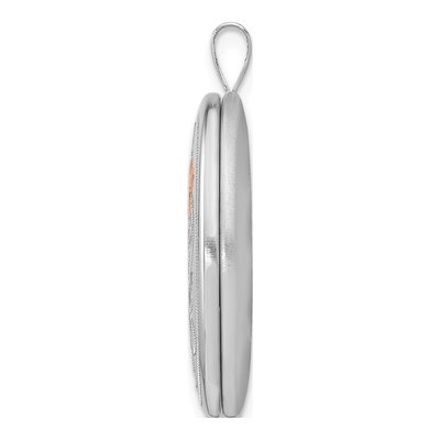 Sterling Silver Enameled Oval Locket – view 3