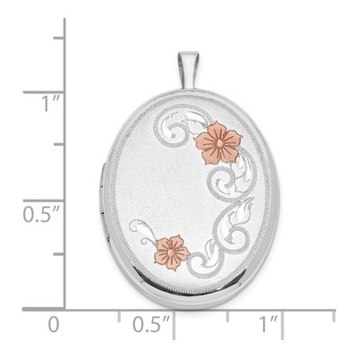 Sterling Silver Enameled Oval Locket – view 6