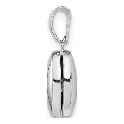 Sterling Silver Girl's Oval Locket – view 3