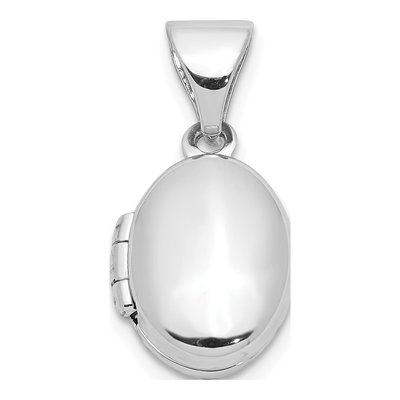 Sterling Silver Girl's Oval Locket
