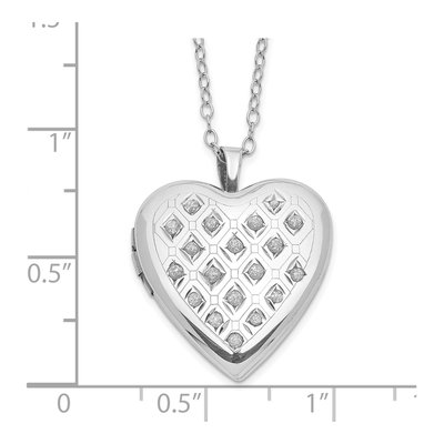 Sterling Silver Heart Locket – view 4