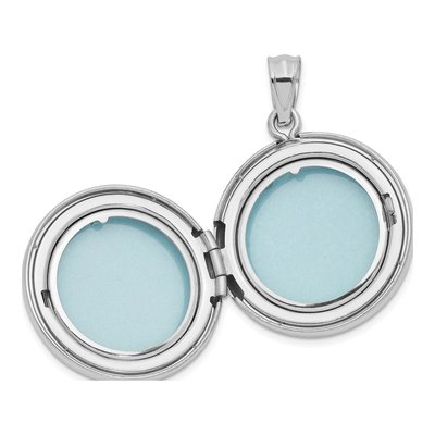 Sterling Silver Diamond Love to Moon Locket – view 4