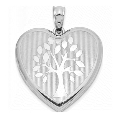 Sterling Silver Heart Ash Holder Locket