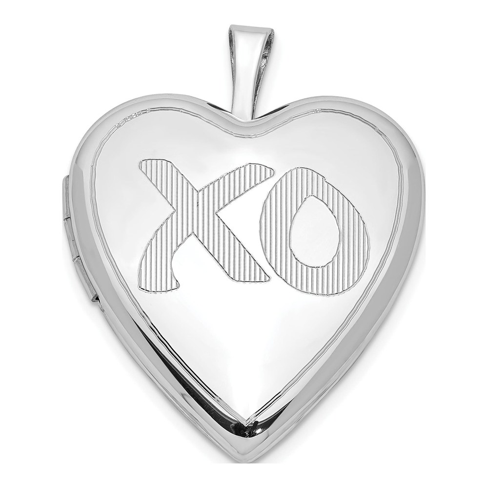 Sterling Silver XO Heart Locket