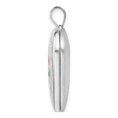 Sterling Silver Enamel Heart Ash Holder Locket – view 3