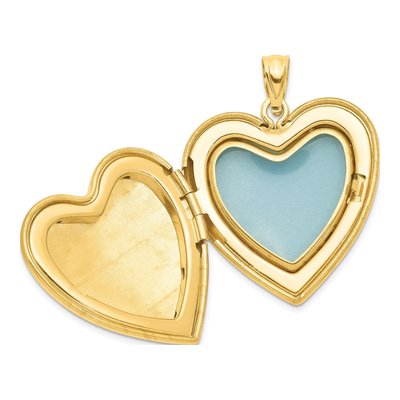 Gold-Plated Sterling Silver Heart Ash Holder Cross Locket – view 4