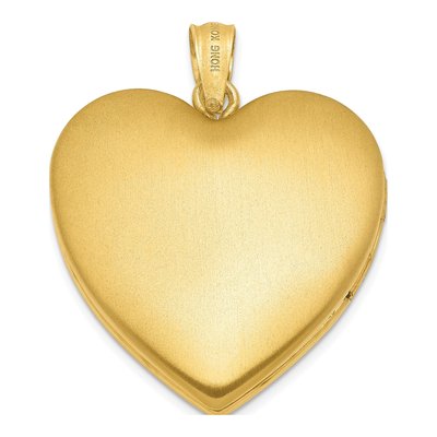 Gold-Plated Sterling Silver Heart Ash Holder Cross Locket – view 5