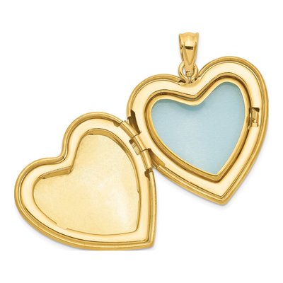 Gold-Plated Sterling Silver Heart Ash Holder Locket – view 4