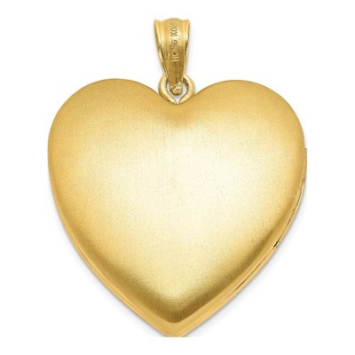 Gold-Plated Sterling Silver Heart Ash Holder Locket – view 5