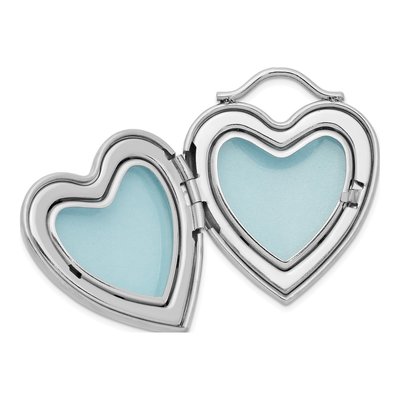 Sterling Silver XOXO Heart Locket – view 4