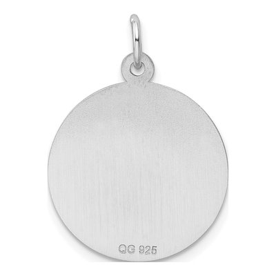 Sterling Silver Boy Disc Charm – view 5