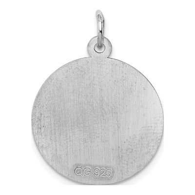 Sterling Silver Girl Disc Charm – view 5