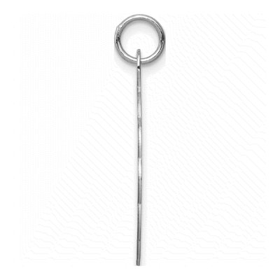 Sterling Silver Boy Disc Charm – view 3