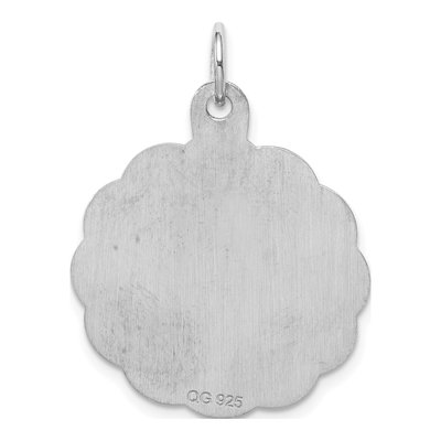 Sterling Silver Boy Disc Charm – view 5