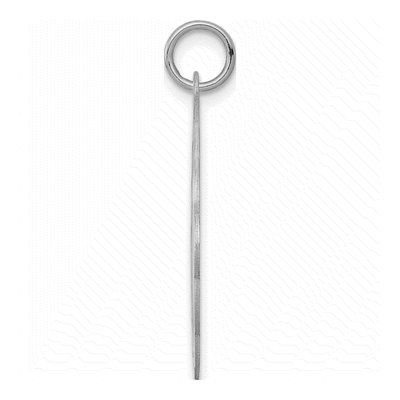 Sterling Silver Girl Disc Charm – view 2