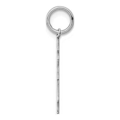 Sterling Silver Girl Disc Charm – view 2