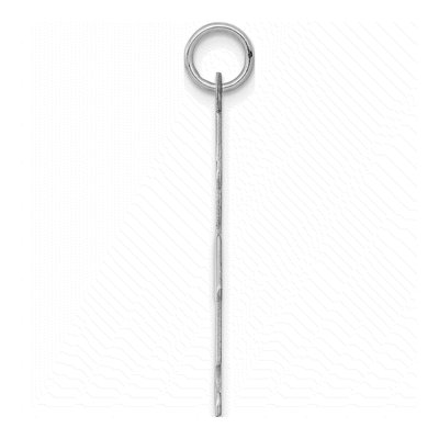 Sterling Silver Boy Disc Charm – view 2