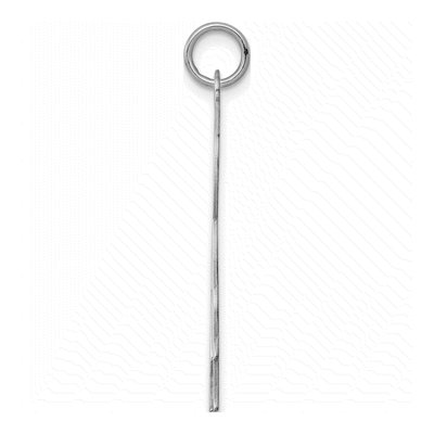 Sterling Silver Boy Girl Disc Charm – view 2