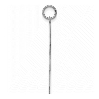 Sterling Silver Boy Disc Charm – view 2