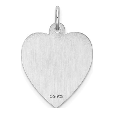 Sterling Silver Girl Disc Charm – view 5