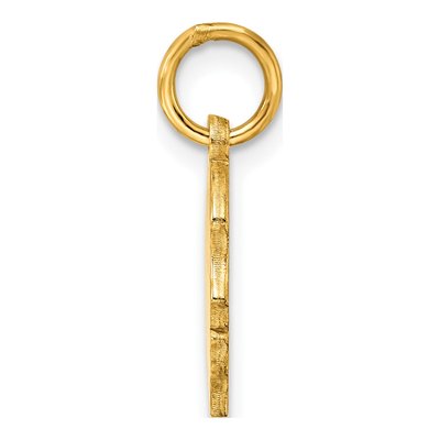 Gold-Plated Sterling Silver Girl Disc Charm – view 2