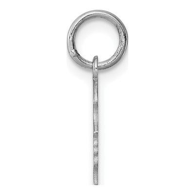 Sterling Silver Girl Disc Charm – view 3