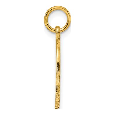 Gold-Plated Sterling Silver Boy Disc Charm – view 2