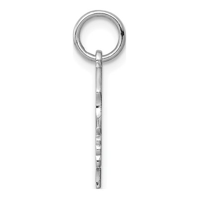 Sterling Silver Girl Disc Charm – view 2