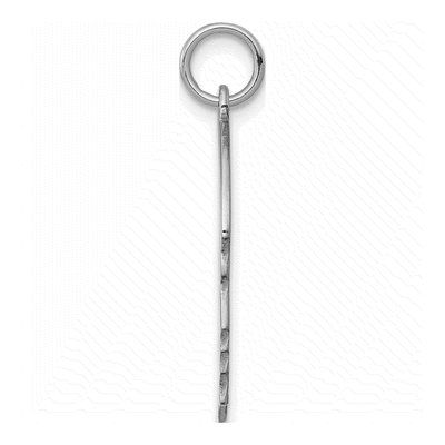 Sterling Silver Boy Disc Charm – view 3