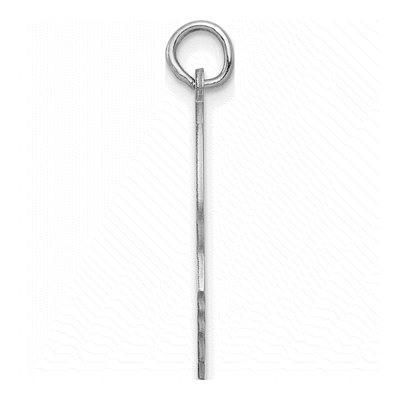 Sterling Silver Boy Disc Charm – view 3