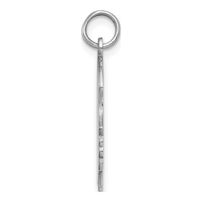 Sterling Silver Girl Disc Charm – view 3