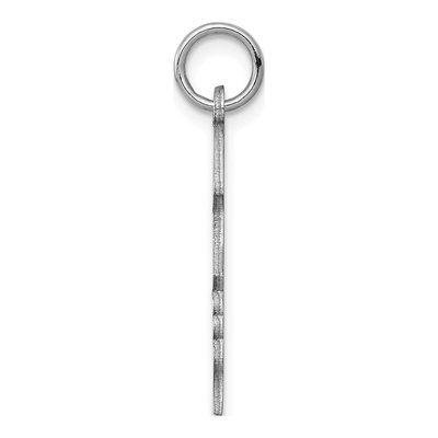 Sterling Silver Girl Disc Charm – view 2